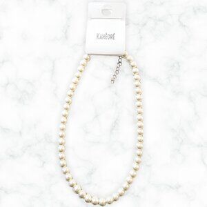 NWT Kanèoré Women's Imitation Pearl Beaded Necklace